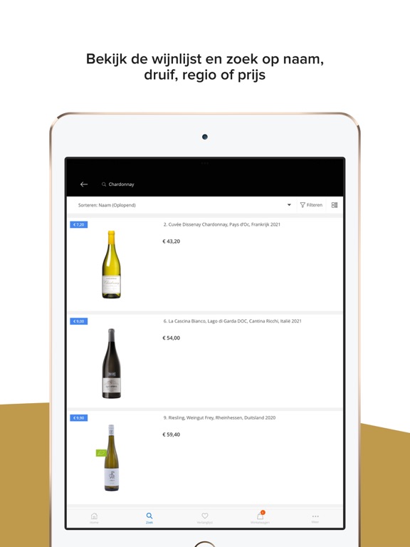 Wijncollectief iPad screenshot 1 - Shopping app