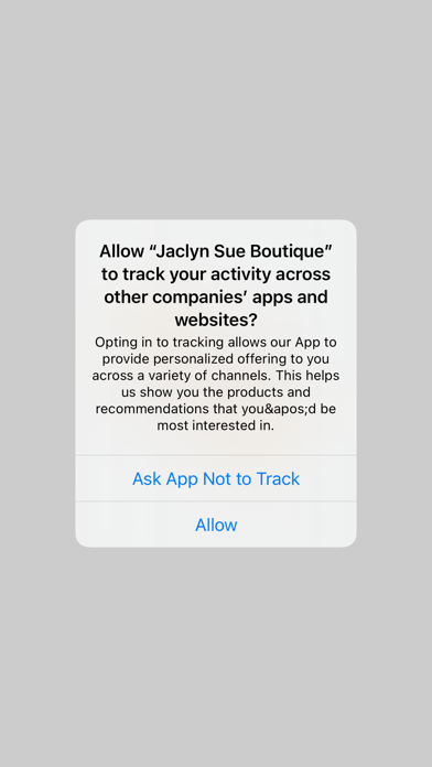 Jaclyn Sue Boutique Screenshot