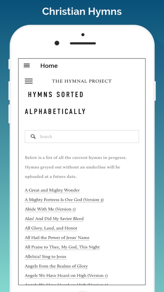 Christian Hymns App - 2.0 - (iOS)