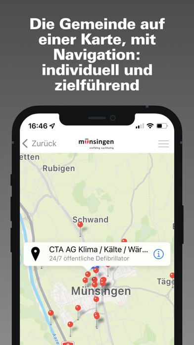Gemeinde Münsingen Screenshot