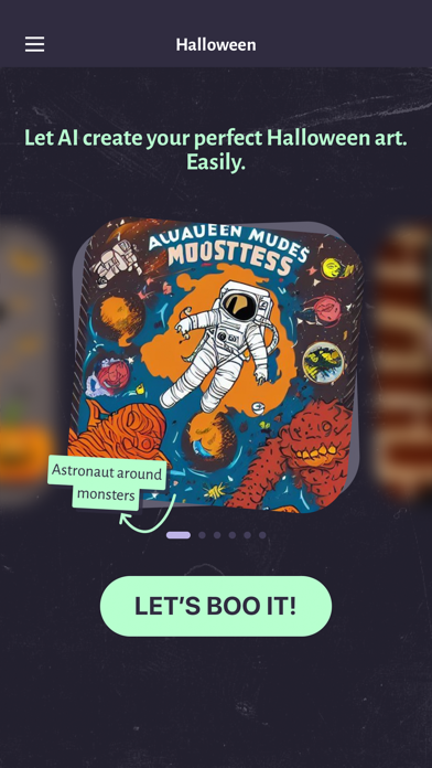ArtBot.AI your Halloween Vibe Screenshot