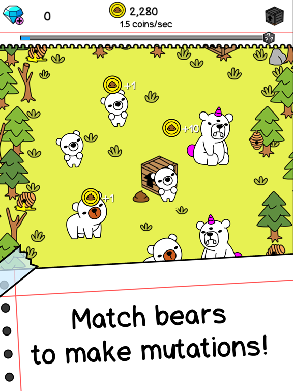 Bear Evolution iPad screenshot 1 - Games app