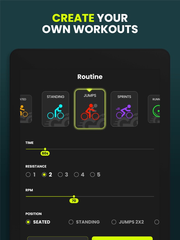 CycleGo: Spin classes at home iPad screenshot 7 - Health & Fitness app