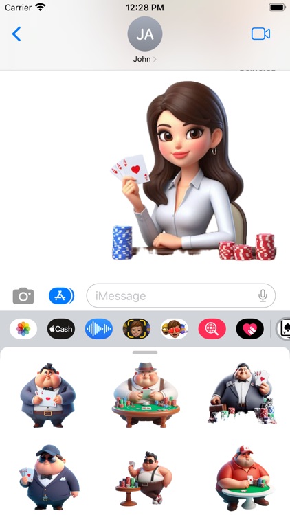 Poker Player Stickers screenshot-3