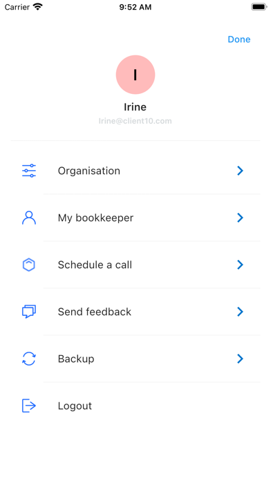 NoAccountant - Bookkeeping Screenshot