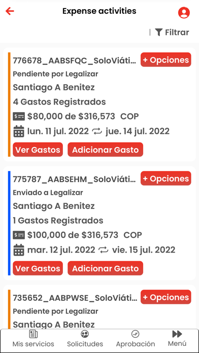 Viajes Éxito Empresas Screenshot