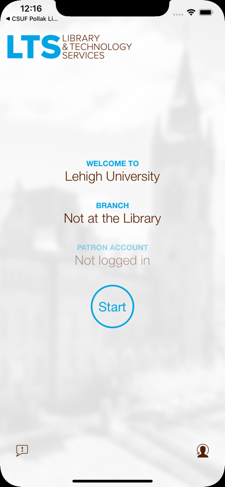 Lehigh Library Self Checkout screenshot 1