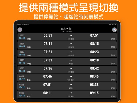 高鐵時刻表：台灣下一班高鐵時刻表のおすすめ画像3