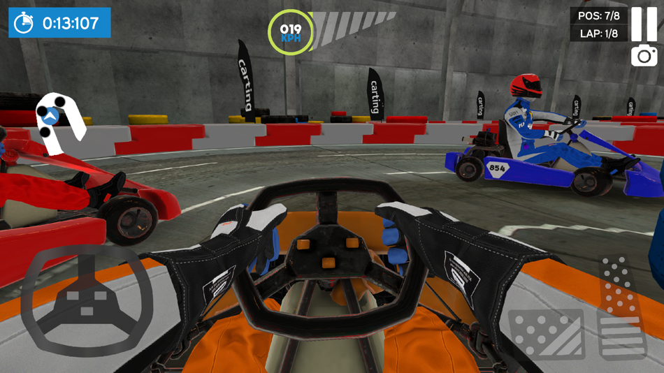 #3. Real Go-Kart Racing Game Sim (iOS) Bởi: Omer Sina Ceylan