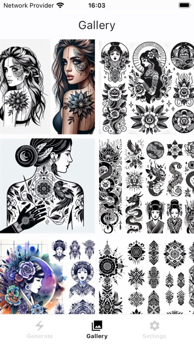 Tattoo Generator AI Screenshot