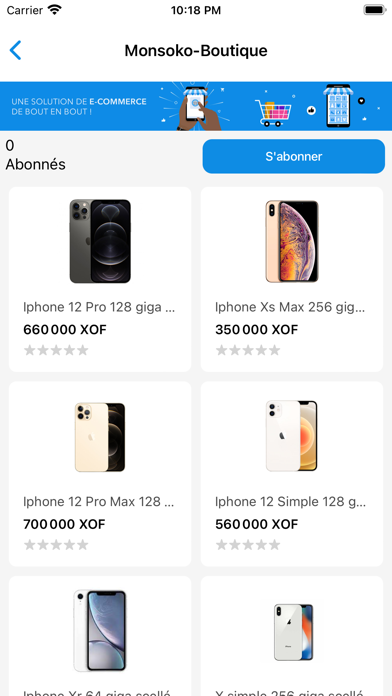 Monsoko Achat en ligne Screenshot