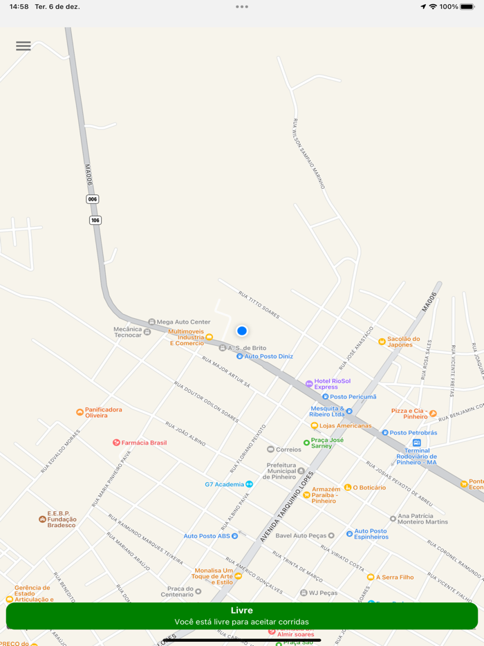 EzTaxi para Motoristas