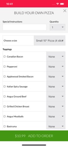 Order Pizza Pazza screenshot #5 for iPhone