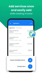 invoice maker for services iphone screenshot 3