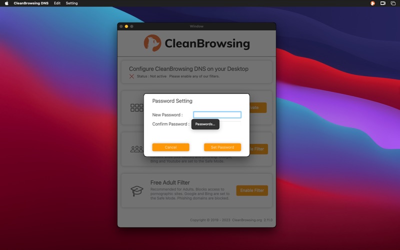 App screenshot