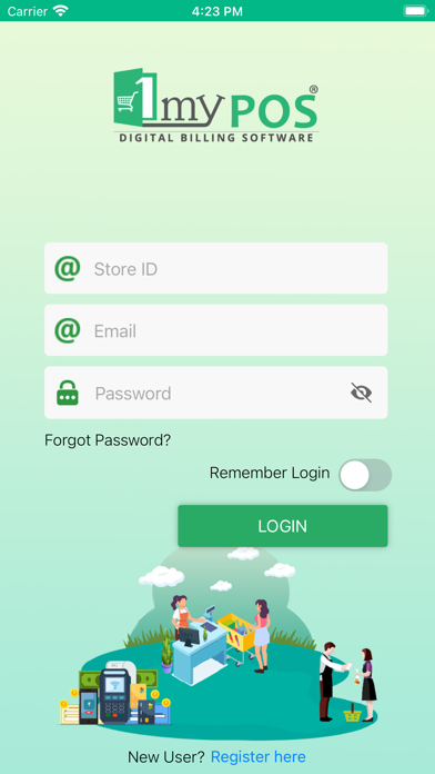 1myPOS Sales Screenshot