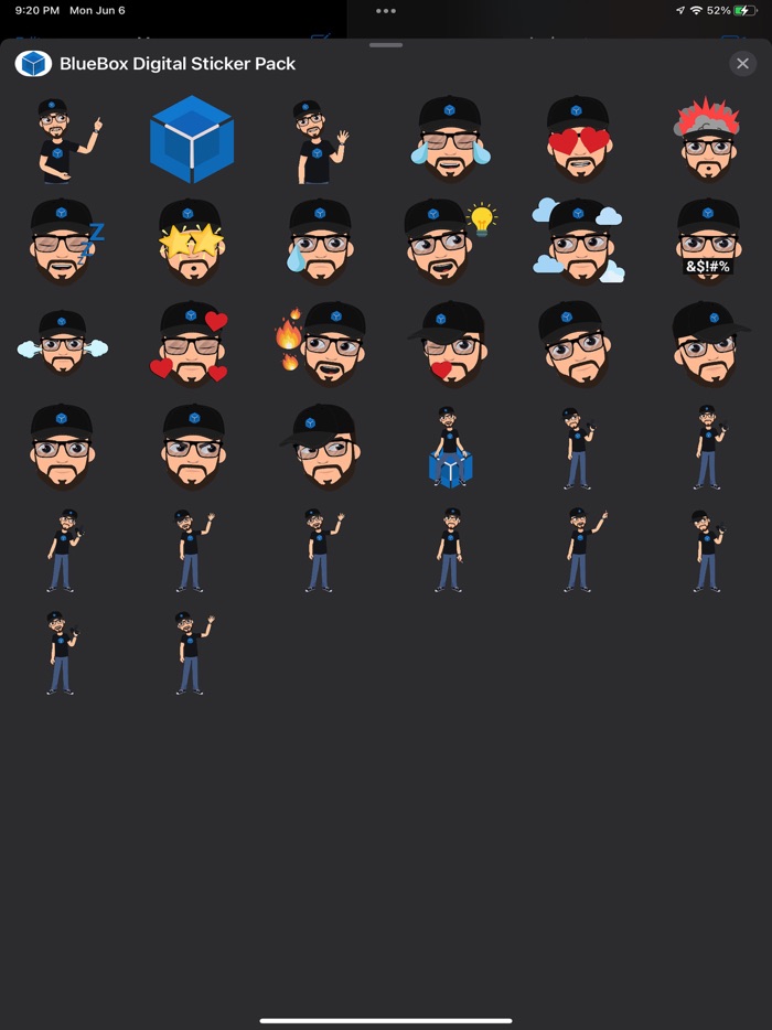 BlueBox Sticker Pack