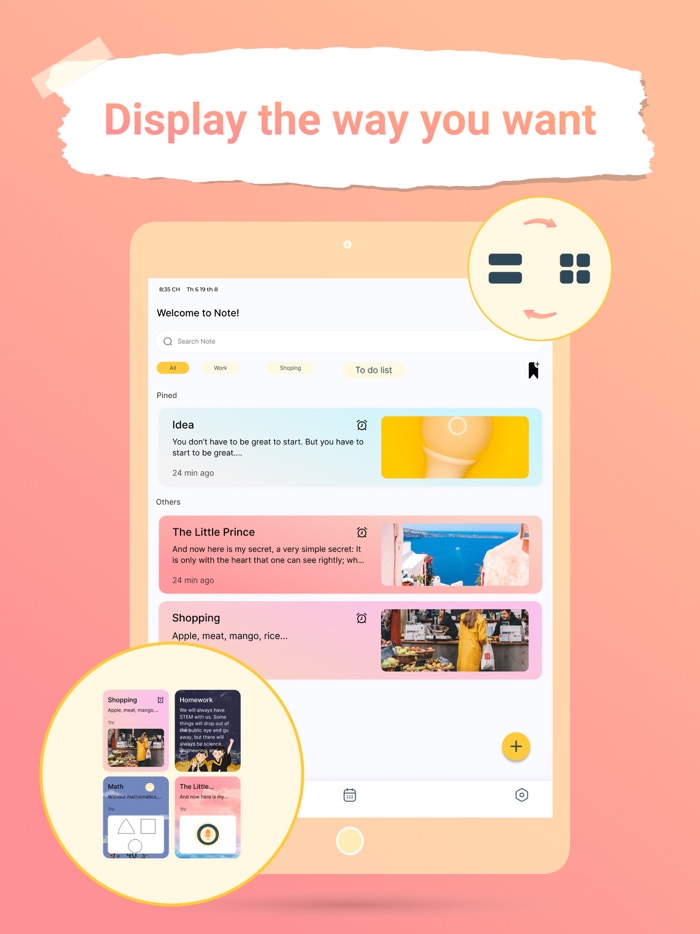 My Color - Note Widget App