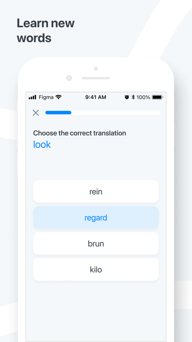 French−English dictionary Screenshot