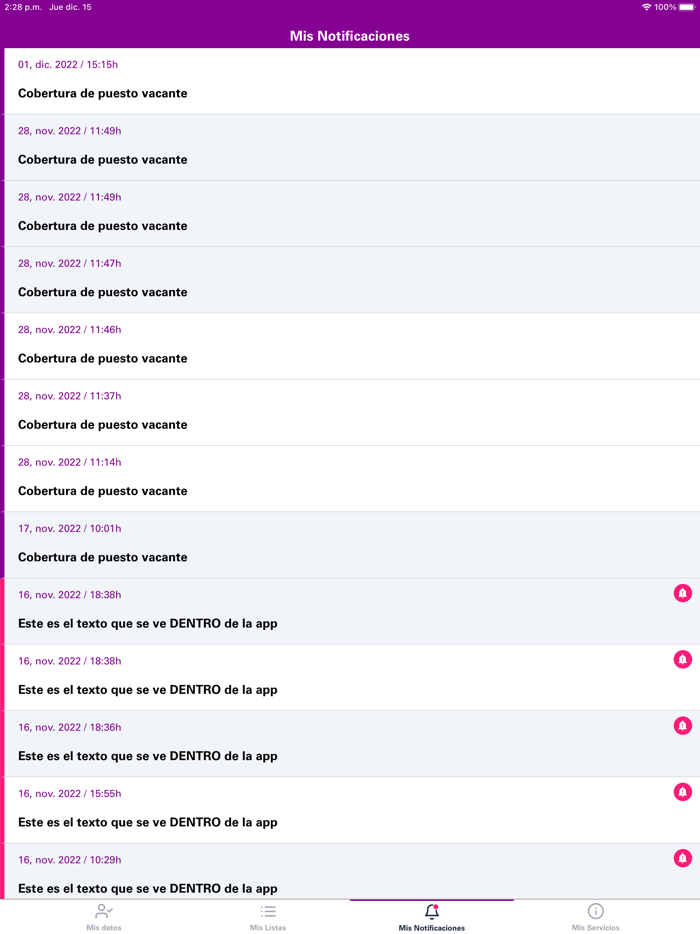 APP Llamamientos DSPAS