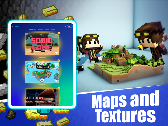 Mods and Maps for Minecraft PE