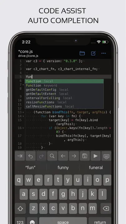 Code Editor - Compiler & IDE iPhone Ekran Görüntüsü 2