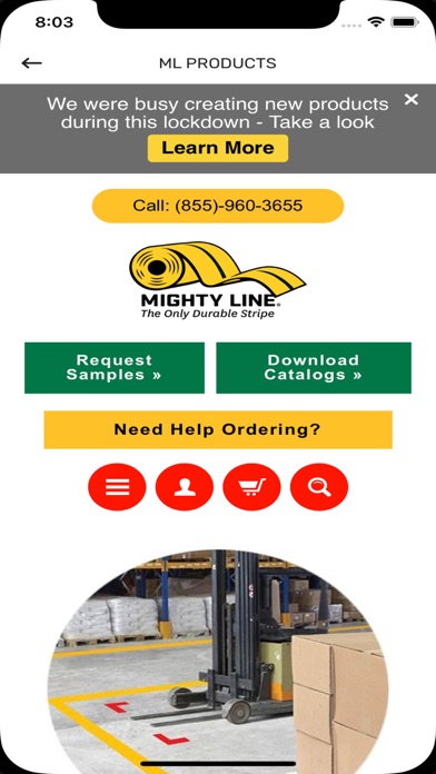 Screenshot #2 pour Mighty Line 5s Floor Tape