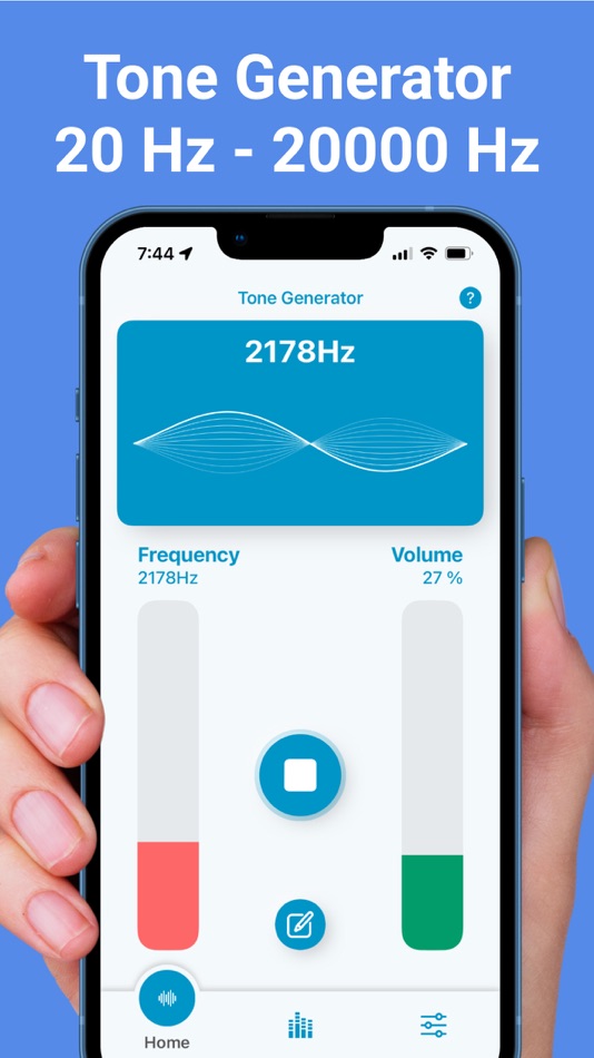 Tone Frequency sound generator - 1.6 - (iOS)