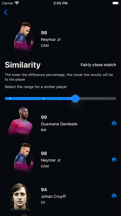 FUTFinder - FUT 23 Players Screenshot