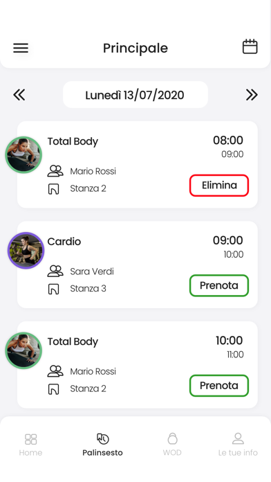 Milano Training Club Screenshot