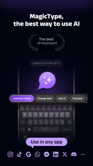 magictype - ai keyboard iphone screenshot 1