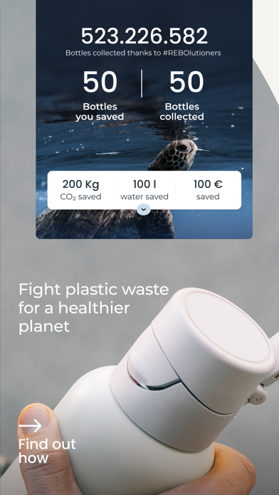 REBO Drink water, Save the sea Screenshot