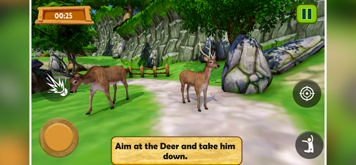 Wild Deer Forest Safari Quest