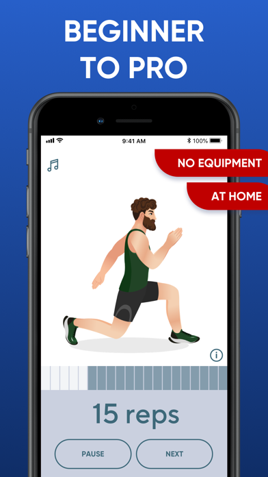 Workout for Men · Fit & Strong Screenshot