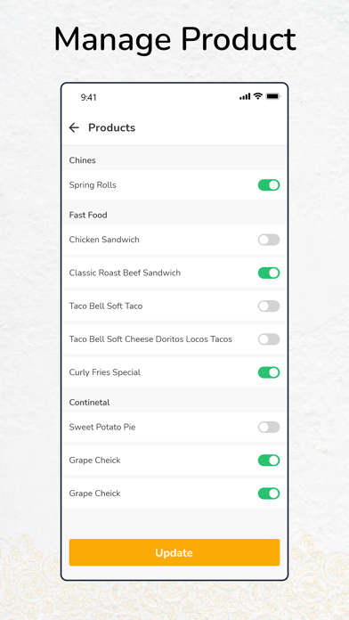 Fox-Food - Store Owner Screenshot