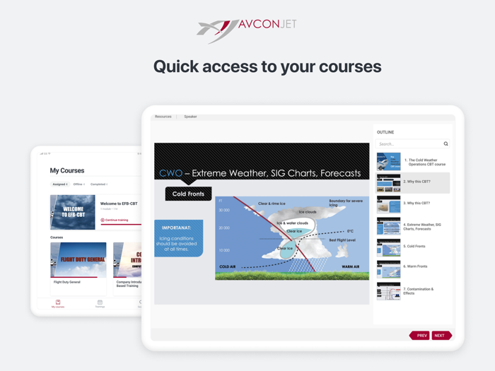 Avcon Jet eLearning