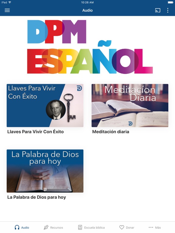 Ministerios Derek Prince iPad screenshot 1 - Education app