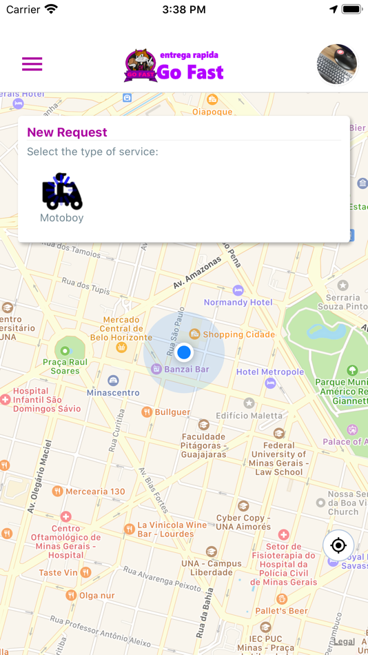 #3. Go Fast Entregas - Clientes (iOS) 由: Hey Tecnologia da Informação Ltda