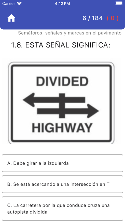 #6. PA DMV Practice Test (español) (iOS) By: Pavel Gorokhov