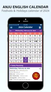 english calendar app iphone screenshot 1