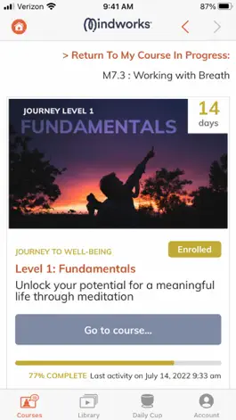 Game screenshot Mindworks: Guided Meditation mod apk
