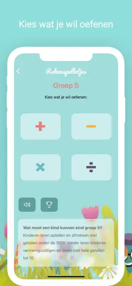 Game screenshot Rekenspelletjes groep 3 t/m 5 hack