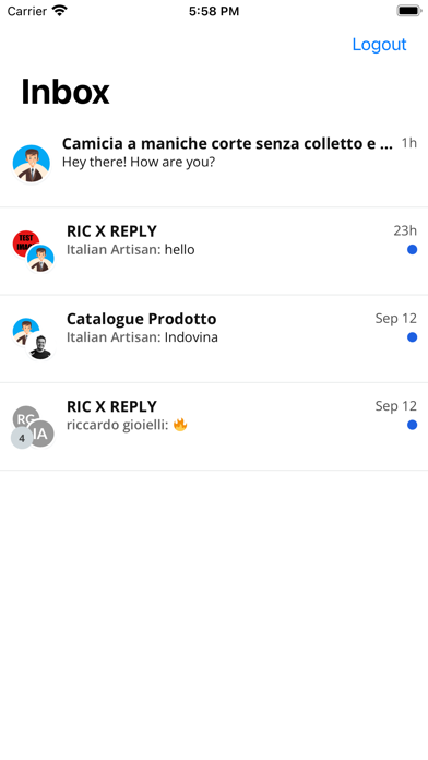Italian Artisan Chat Screenshot