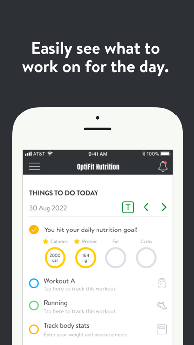 OptiFit Mobile Screenshot