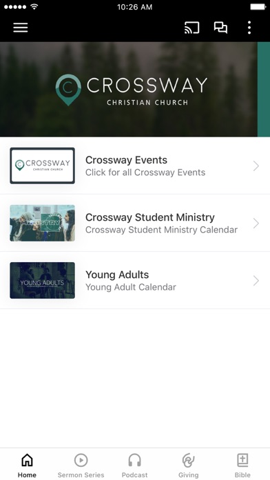 Crossway Christian Church Screenshot
