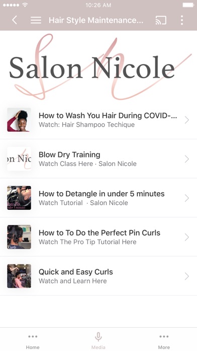 Salon Nicole Hair Screenshot