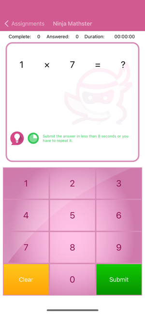 ‎Ninja Mathster Screenshot