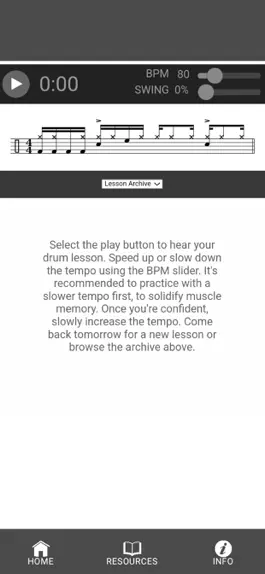 Game screenshot Daily Drum Lesson apk