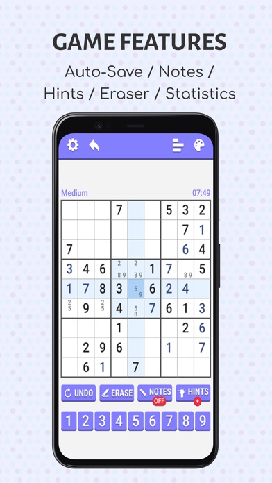 Sudoku Classic Game Screenshot