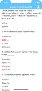 Learn Skeletal System screenshot #6 for iPhone